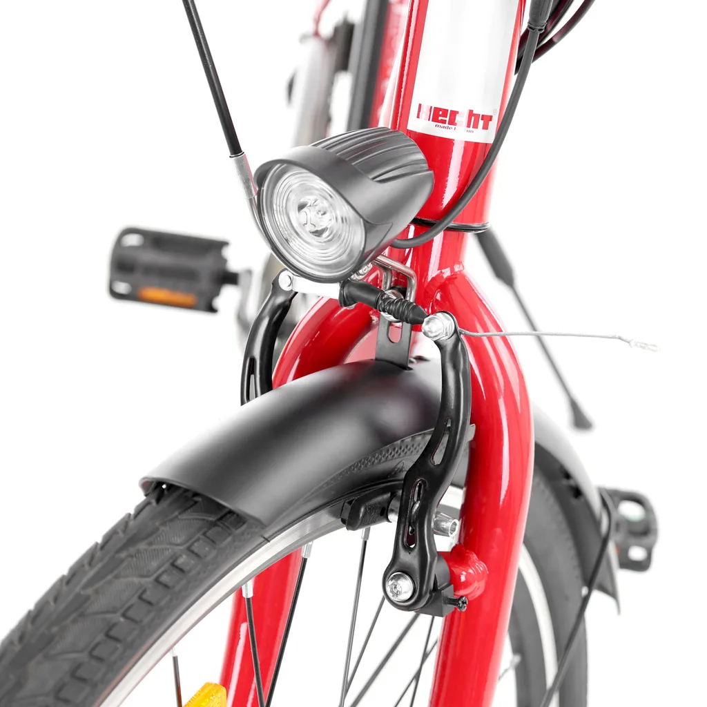 Bicicleta electrica HECHT RUNNIS, 250 W, 36V, 10.4Ah, 6 viteze, cadru otel 26", roti 26", autonomie 40-50 km [9]