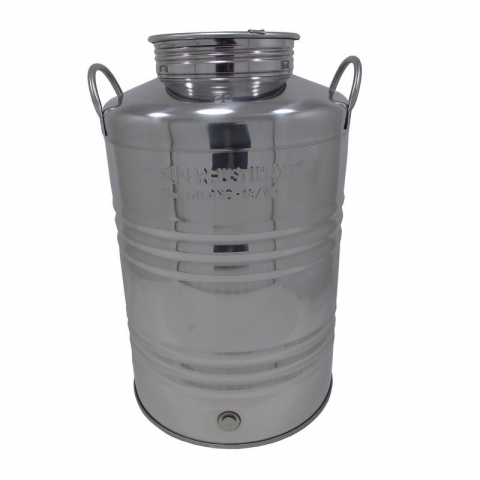 Vinificatie & Distilare - Bidon inox Marchisio "Super" Milano - 50 L