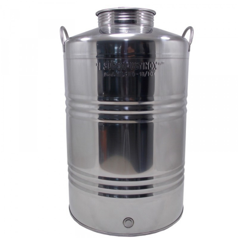 Vinificatie & Distilare - Bidon inox Marchisio "Super" Milano - 100 L