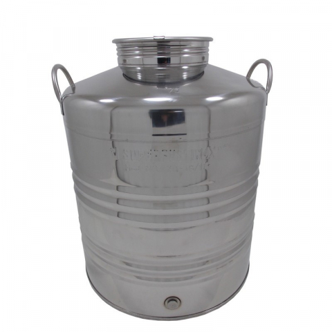 Vinificatie & Distilare - Bidon inox Marchisio "Super" Milano - 75 L