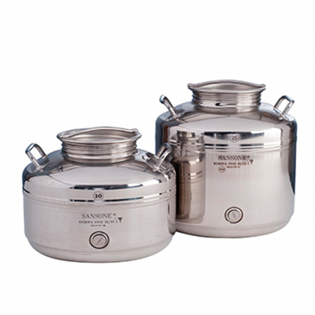 Cisterne și bidoane inox - Bidon inox Sansone model "Europa"