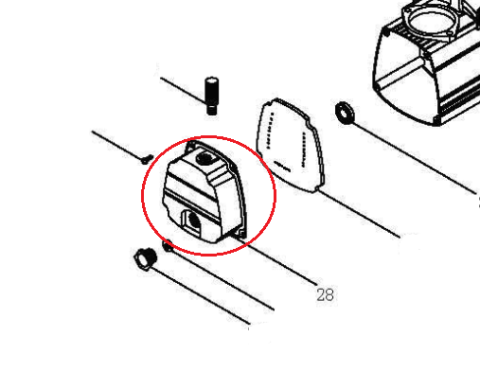 Piese de schimb compresoare aer - Capac carter compresor Airmaster AIR2SHU824, AIR2SHU850