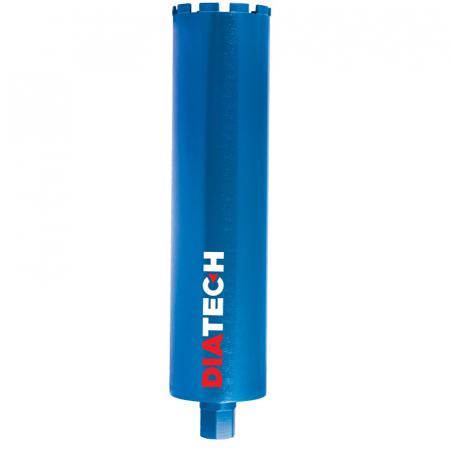 Carota diamantata pentru beton Diatech, prindere 1 1/4” UNC, lungime 450 mm