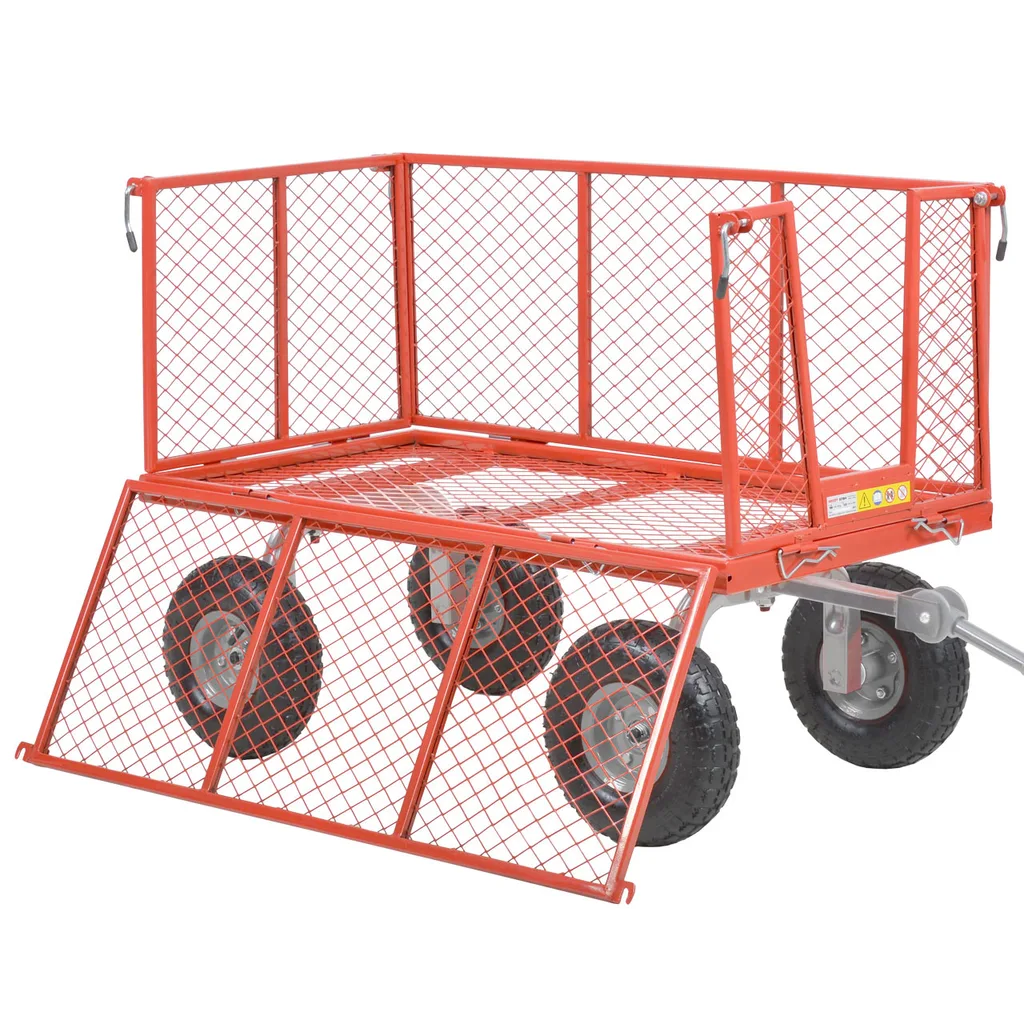 Carucior de gradina HECHT 52184, 970 x 515 x 420 mm, max. 250 kg, capacitate 180 L [2]