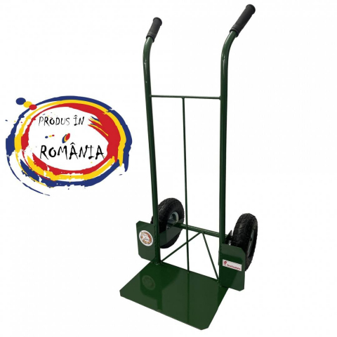 Depozitare, transport si protectie - Carucior pentru marfa VivaTechnix VMD-1009, roti gonflabile, max. 200 kg