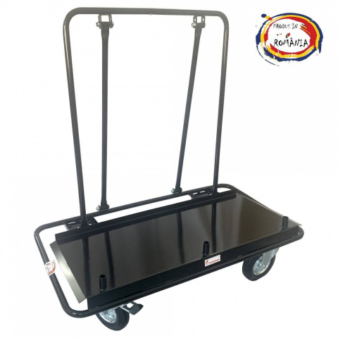 Depozitare, transport si protectie - Carucior pentru transport placi gips-carton, VivaTechnix VMD-1014 , max. 800 kg, 20 placi