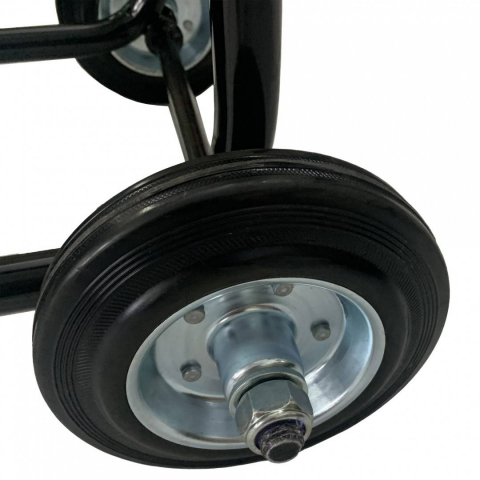 Carucior pentru transportat si depozitat lemne VivaTechnix VMD-1018, max. 40 kg, Negru [4]