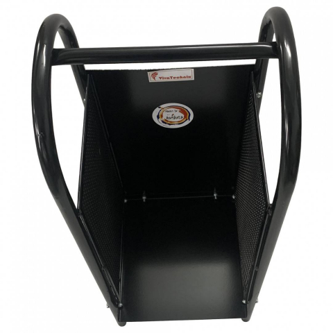 Carucior pentru transportat si depozitat lemne VivaTechnix VMD-1019, max. 40 kg, Negru [4]