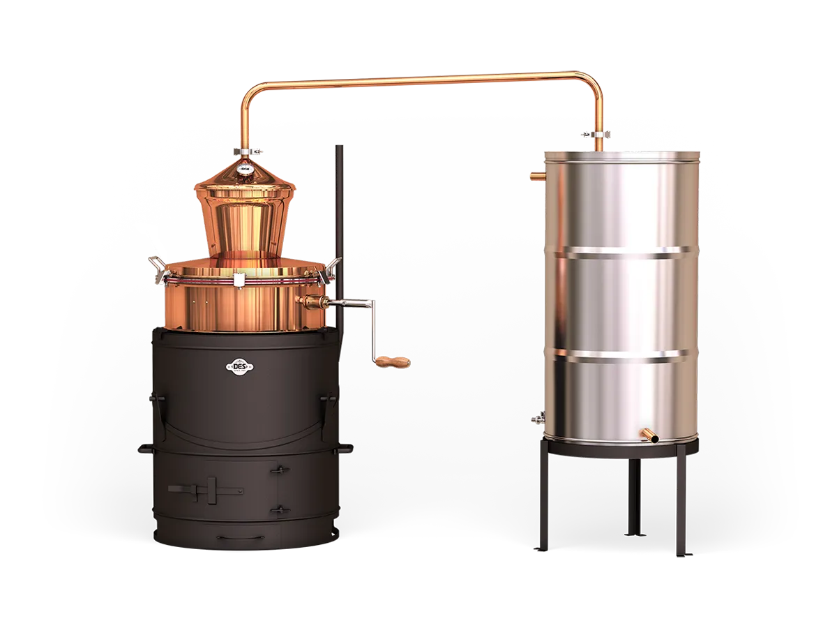 Cazane pentru tuica - Cazan pentru tuica DES BASCULANT 80 L cu racitor clasic 200/6