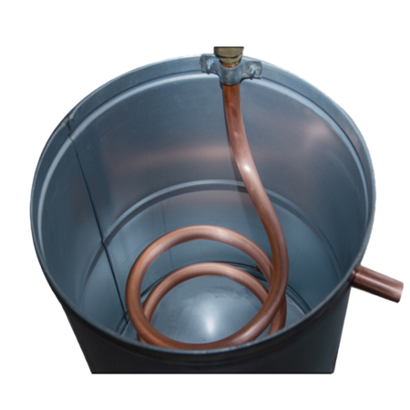 Cazan pentru tuica, cu amestecator DES HOBBY 35 litri, focar pe combustibil solid [2]