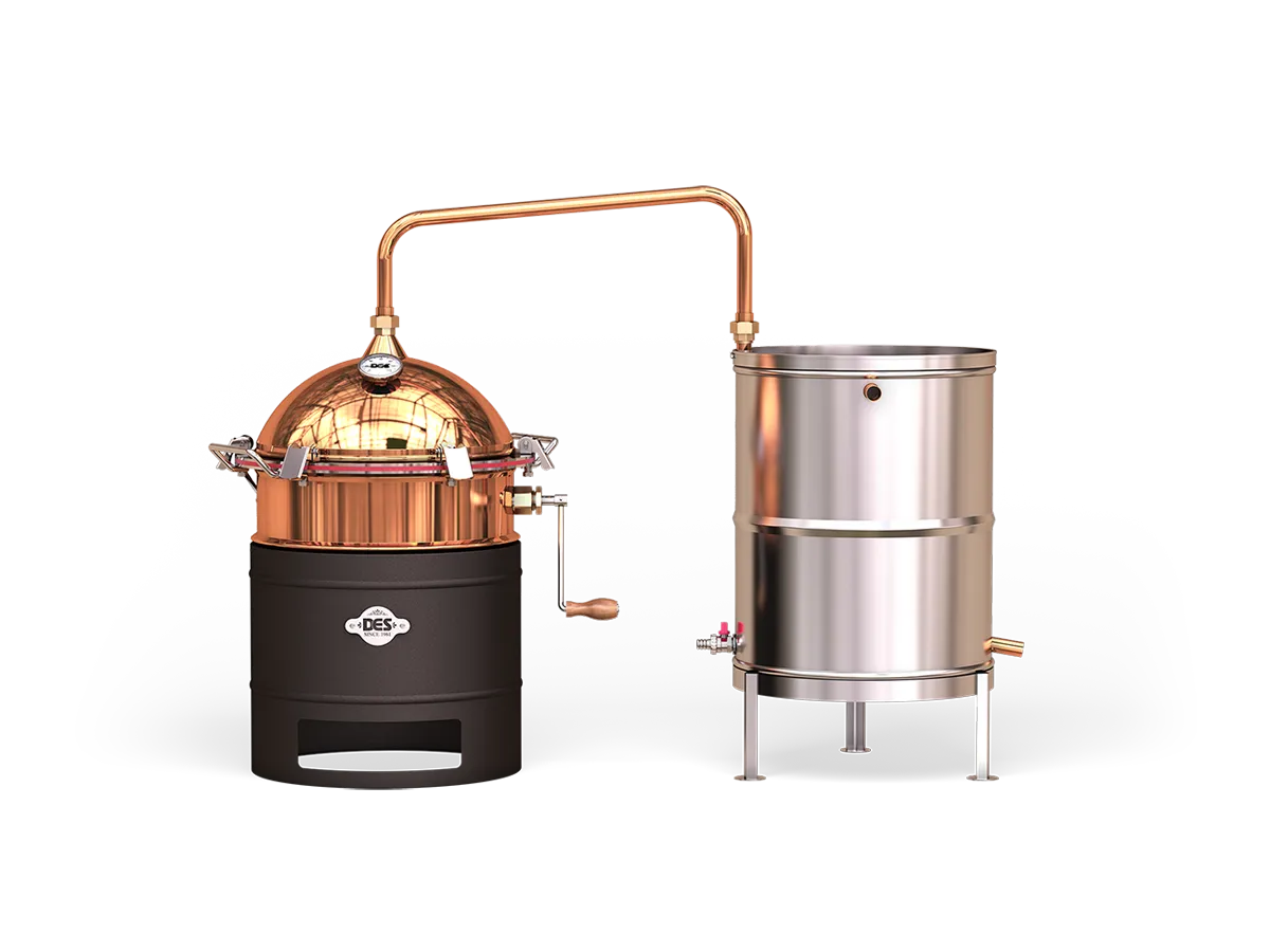 Cazane pentru tuica - Cazan pentru tuica, cu amestecator Des HOBBY 35 litri, focar pe gaz