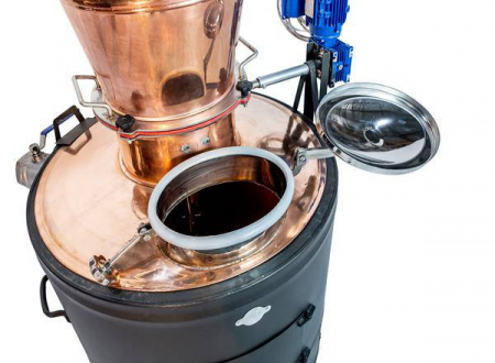 Cazan pentru tuica, cu amestecator si electromotor Des STABIL 160 litri [4]