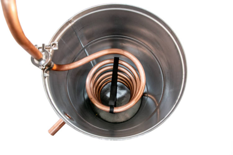 Cazan pentru tuica DES BASCULANT 60 L cu racitor clasic 200/6 [3]