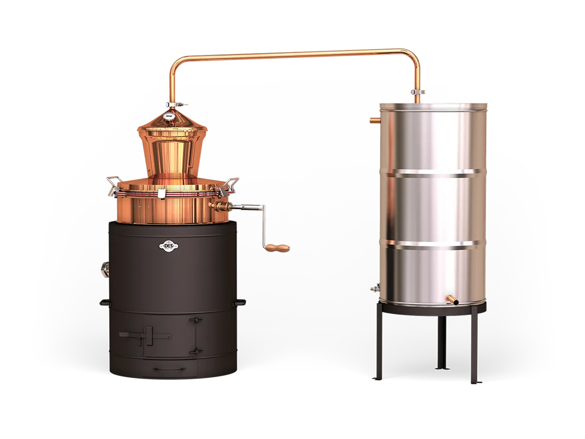 Cazane Stabile - Cazan pentru tuica DES STABIL 100 L cu racitor clasic 200/6