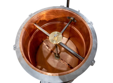 Cazan pentru tuica DES STABIL 100 L cu racitor cu flux continuu 30 L [2]