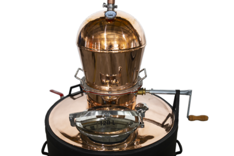 Cazan pentru tuica DES STABIL 120 L cu racitor cu flux continuu 30 L [2]