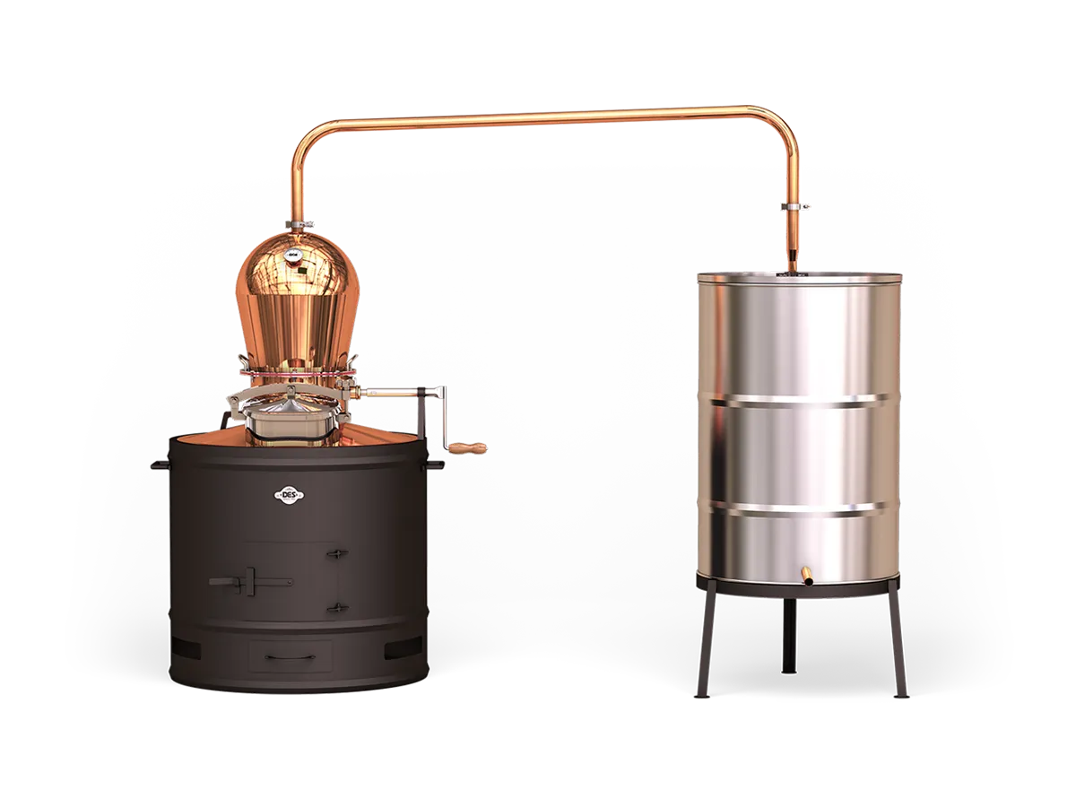 Cazane Stabile - Cazan pentru tuica DES STABIL 160 L cu racitor clasic 400/5
