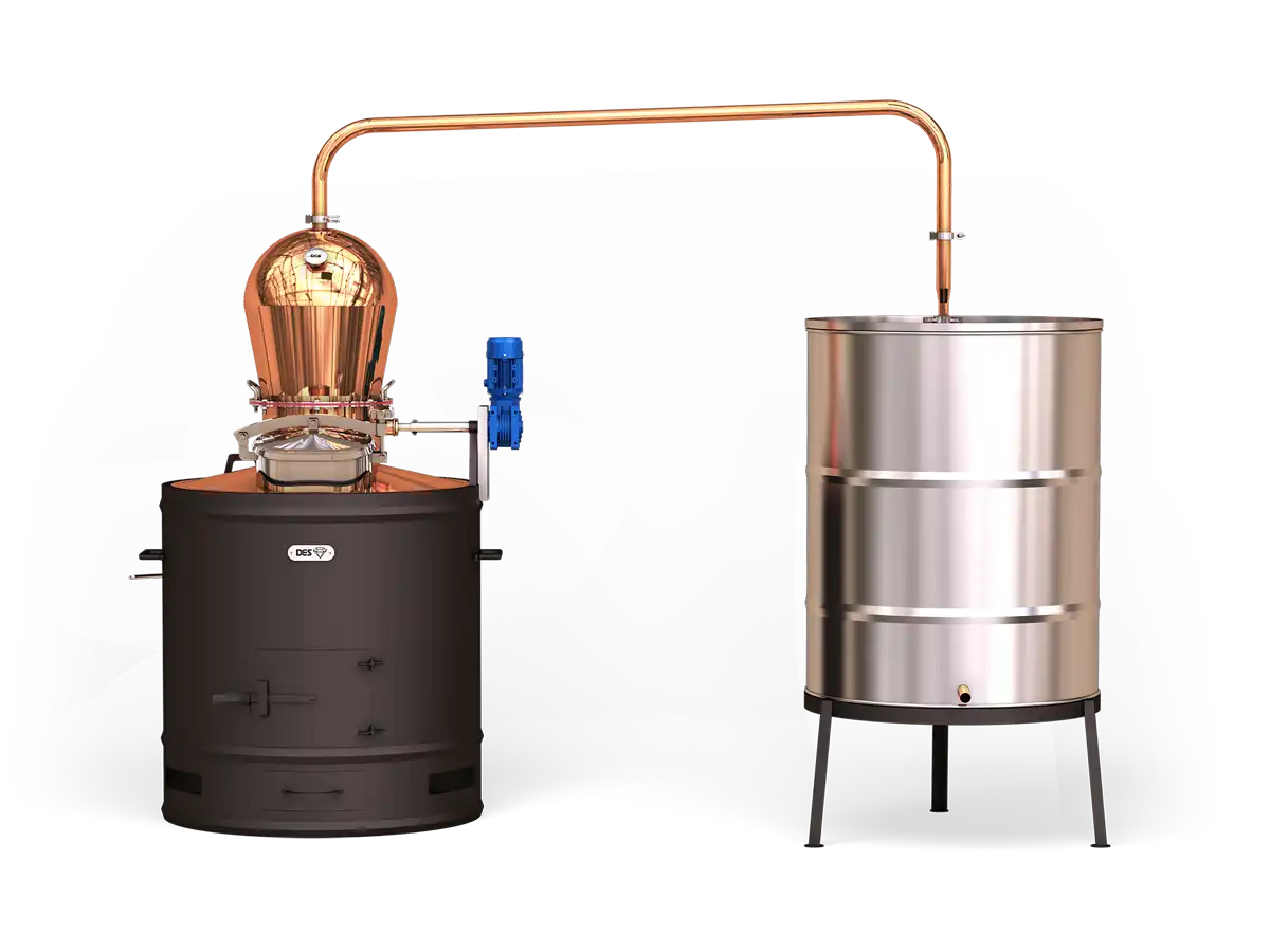 Cazane Stabile - Cazan pentru tuica DES STABIL 160 L cu racitor clasic 400/5 EM