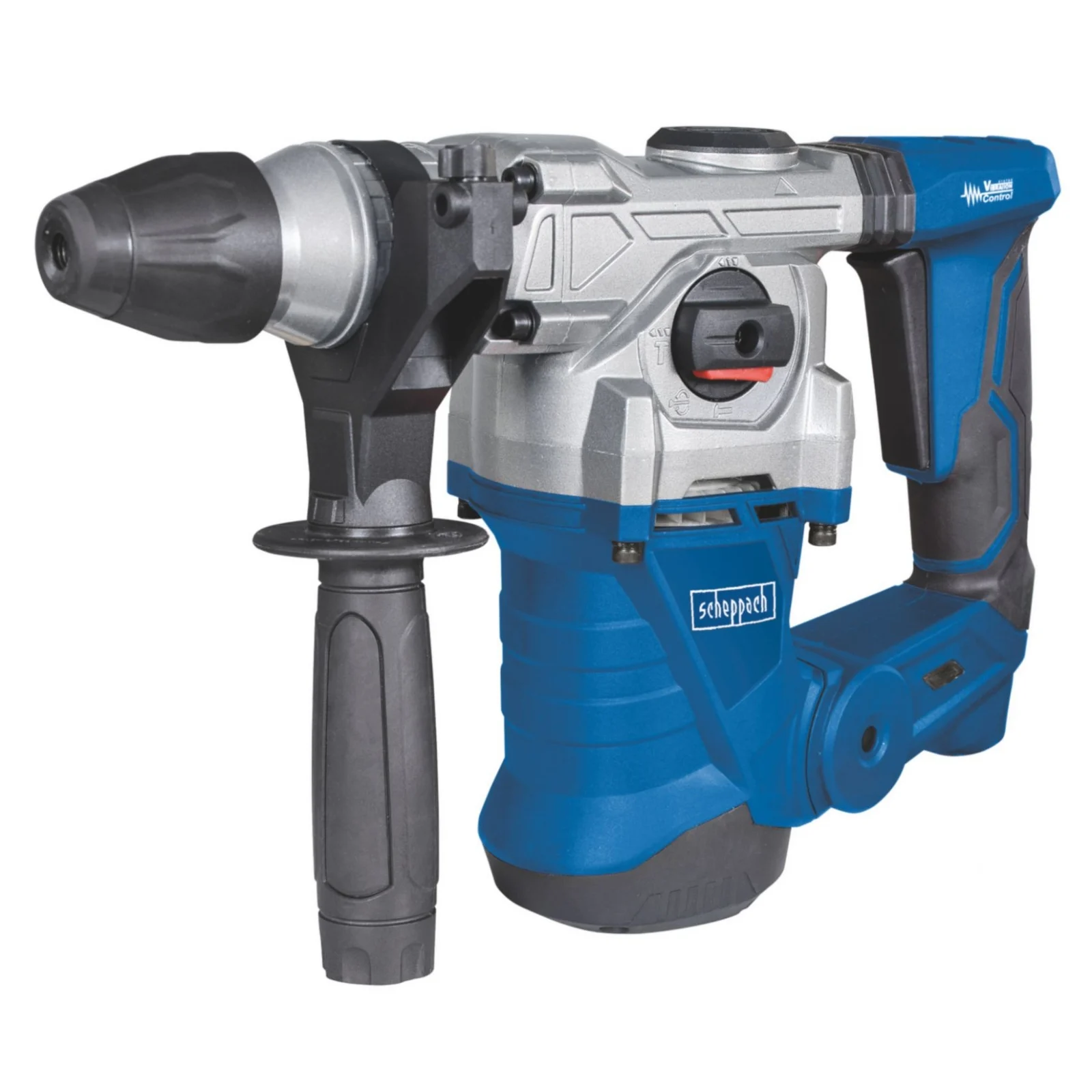 Ciocan rotopercutor SDS-Plus Scheppach DH1300 PLUS, 1250 W, 5 J + Set burghie si dalta [1]