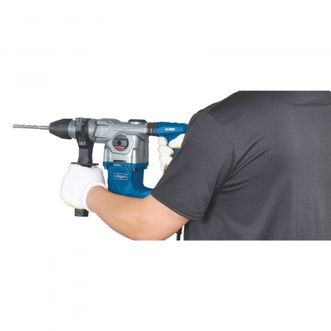Ciocan rotopercutor SDS-Plus Scheppach DH1300 PLUS, 1250 W, 5 J + Set burghie si dalta [3]