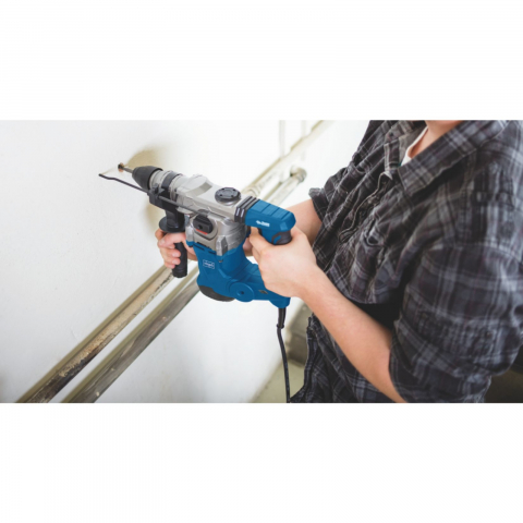 Ciocan rotopercutor SDS-Plus Scheppach DH1300 PLUS, 1250 W, 5 J + Set burghie si dalta [5]