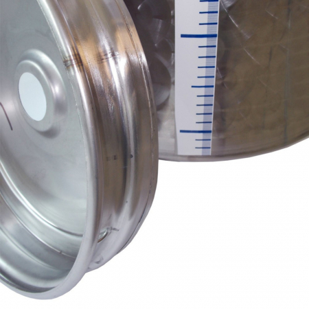 Resigilat - Cisterna inox vin Marchisio 400 L (A) - capac flotant cu garnitura pneumatica [8]