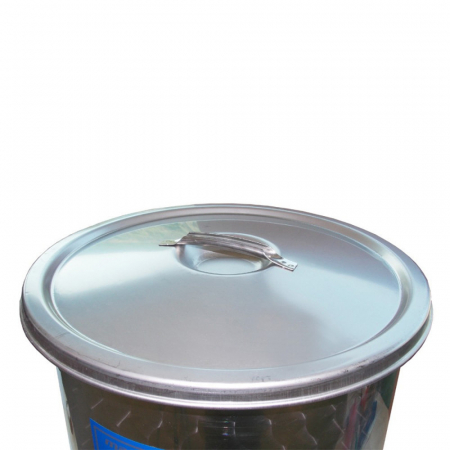 Cisterna inox pentru stocare vin Marchisio SPO, capac antipraf si capac flotant cu ulei de parafina [3]