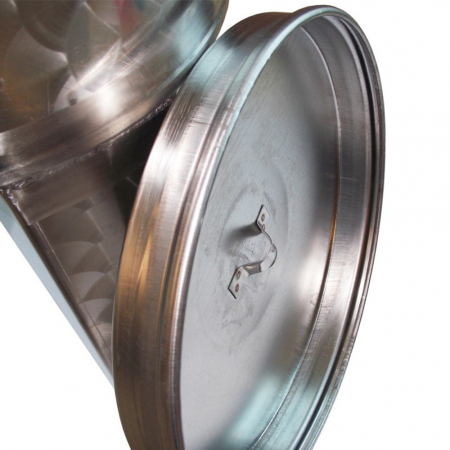 Cisterna inox pentru stocare vin Marchisio SPO, capac antipraf si capac flotant cu ulei de parafina [2]