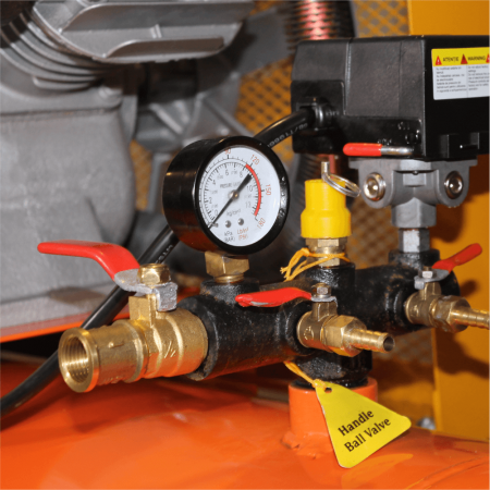 Compresor de aer cu piston Bisonte SW102-170, 170 L, 8 bar, 1179 L/min, 10 CP, trifazat [2]