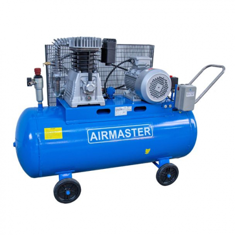 Compresor de aer cu piston Airmaster AIR5.5SHU10200, 200 L, 10 bar, 550 L/min, 5.5 CP, trifazat [1]