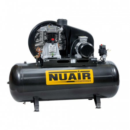 Compresoare cu piston - Compresor de aer Nuair NUB NB7 5.5CT/270, 4 kW, 5.5 CP, 11 bar, 640 L/min, 270 litri