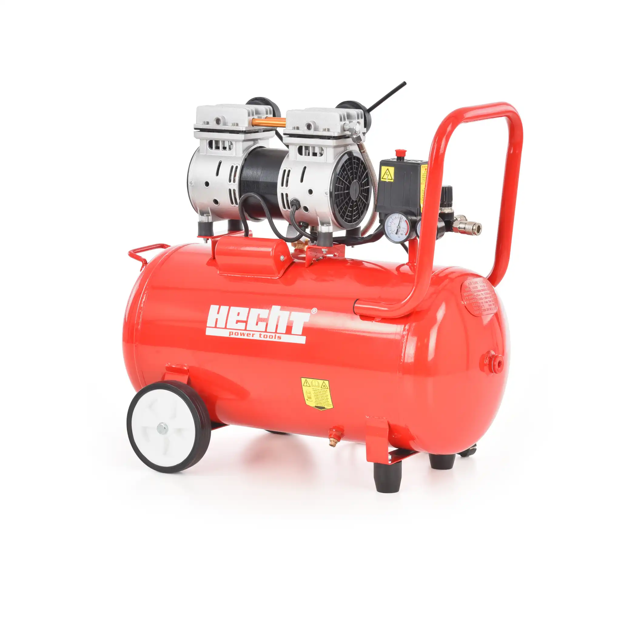 Compresoare cu piston - Compresor de aer fara ulei HECHT 2086, 1.5 kW, 2 CP, 8 bar, 264 L/min, 50 litri