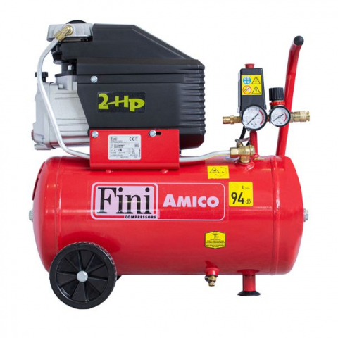 Compresor de aer cu piston Fini AMICO 25/2400, 24 L, 8 bar, 170 L/min, 2 CP, monofazat [3]
