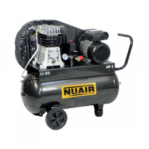 Compresoare cu piston - Compresor de aer cu piston Nuair NUB B2800B/50 CM3, 50 L, 10 bar, 330 L/min, 3 CP, monofazat