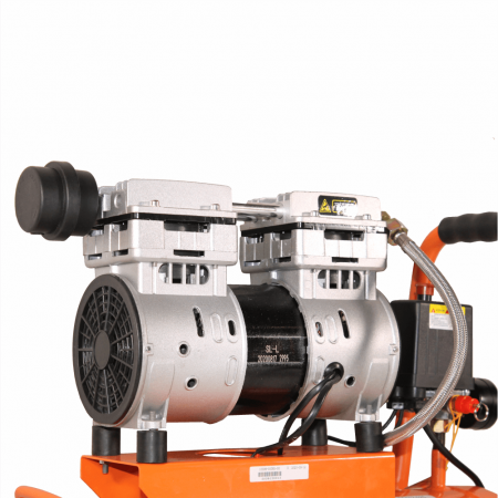 Compresor de aer fara ulei Bisonte SC012-025, 25 L, 8 bar, 168 L/min, 1.2 CP, monofazat [3]