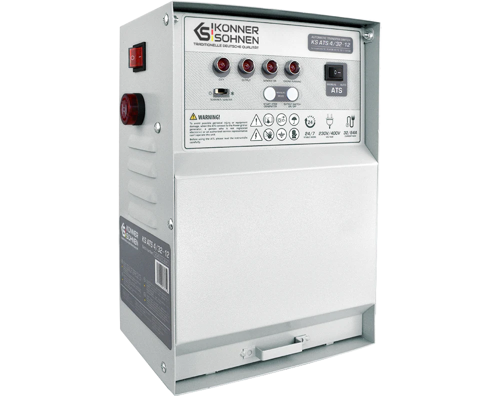 Comutator de transfer automat Konner & Sohnen KS ATS 4/32-12, 64A (230V) / 32A (400V) [1]
