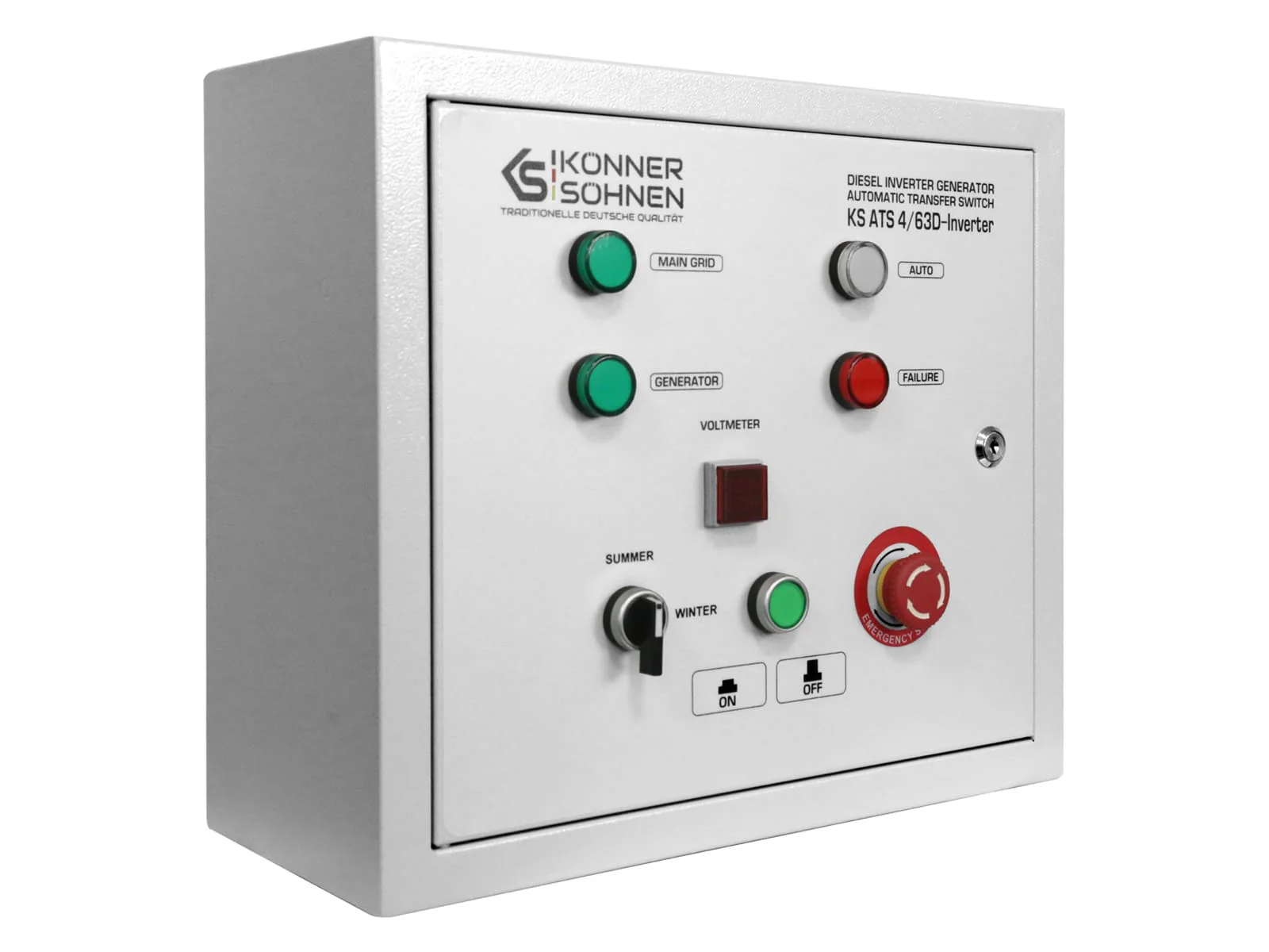 Comutator de transfer automat Konner & Sohnen KS ATS 4/63D-Inverter, 230/400V, 63A [3]