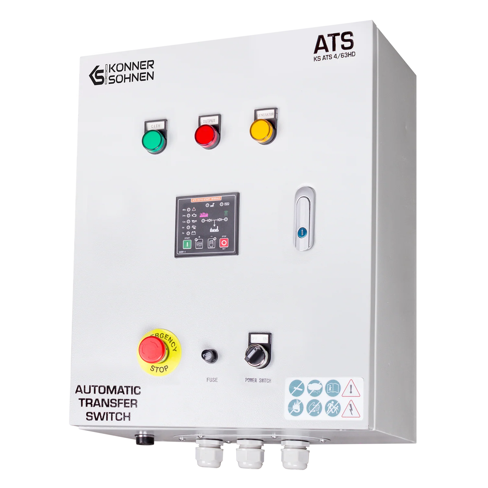 Comutator de transfer automat Konner & Sohnen KS ATS 4/63HD, 230/400V [2]