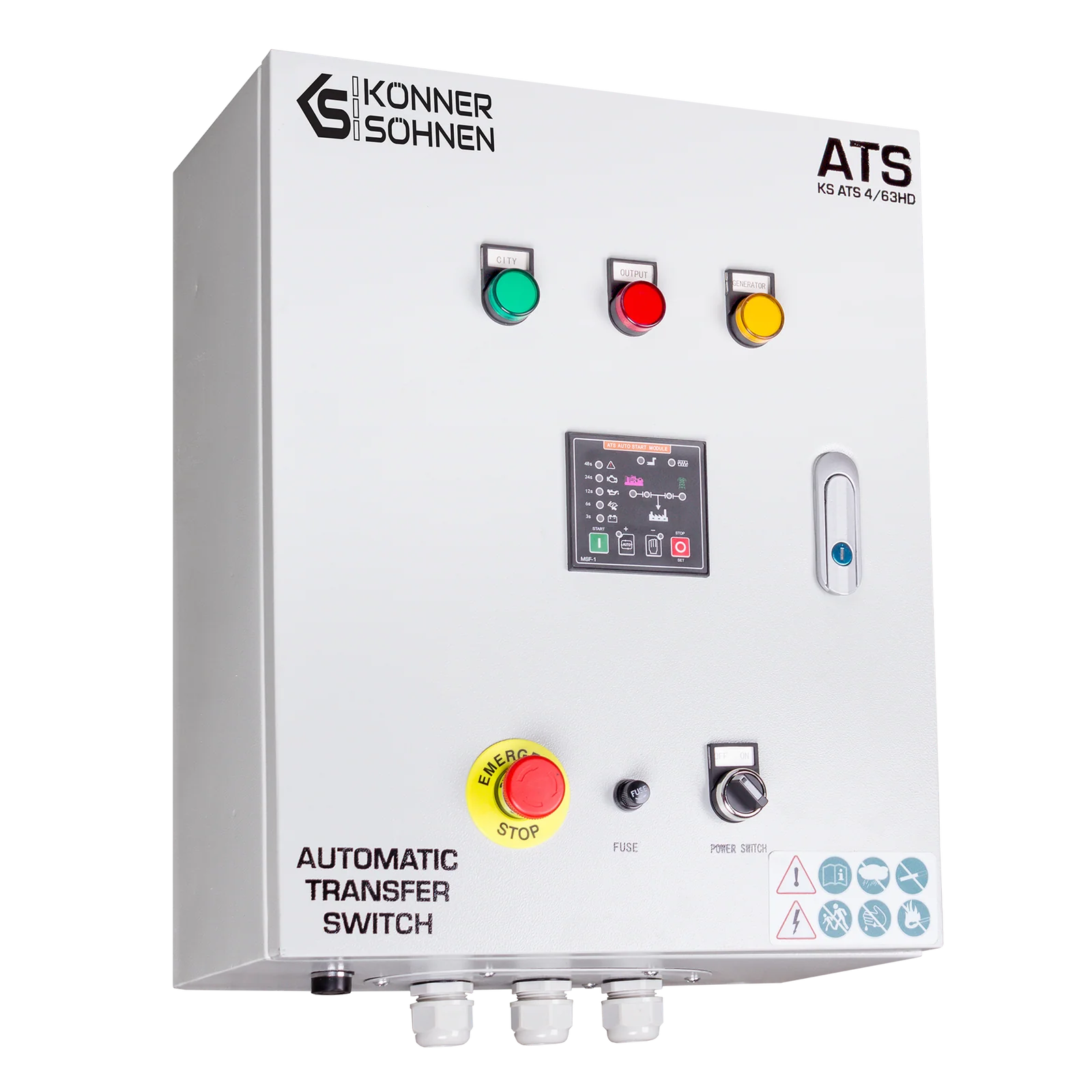 Comutator de transfer automat Konner & Sohnen KS ATS 4/63HD, 230/400V [3]