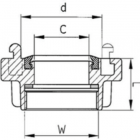 Cupla Storz cu filet interior APR [1]