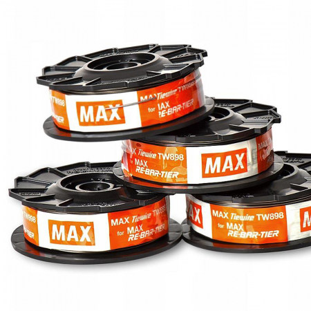 Set 50 role de sarma de 0.8 mm, tip TW898, pentru masina de legat fier-beton MAX RT218 - RB398 - RB398S [2]