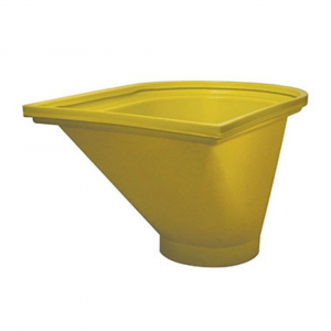 Accesorii pentru santier - Cuva de incarcare pentru tubulatura deseuri Tekcnoplast, galben