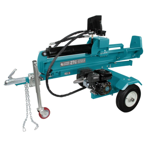 Despicatoare de lemne - Despicator busteni Konner & Sohnen KS 27THG 65/55, 27 tone, benzina, 6.5 CP, tractabil, Dmax. 550 mm, Lmax. 650 mm