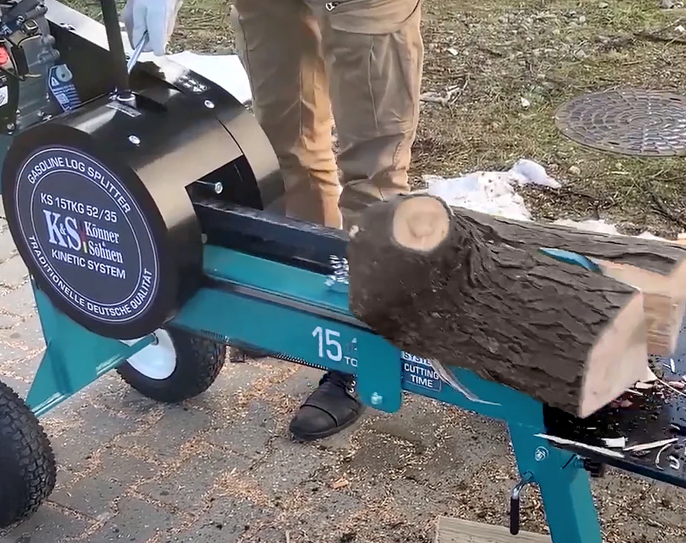 Despicator de lemne tip cinetic Konner & Sohnen KS 15TKG 52/35, 15 tone, benzina, 6.5 CP, Dmax. 350, Lmax. 520 mm [5]