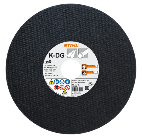 Constructii - Disc de debitat asfalt si fonta ductila Stihl K-DG, 350 x 20 x 4.5 mm