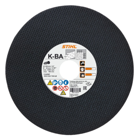 Constructii - Disc de debitat caramida, beton, piatra Stihl K-BA, 300 x 20 x 3.5 mm