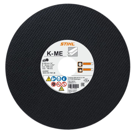 Constructii - Disc de debitat otel Stihl K-ME, 350 x 20 x 4.5 mm