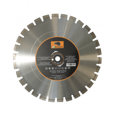Discuri diamantate - Disc diamantat segmentat, taiere asfalt & beton proaspat, Bisonte SERIA ASFALT