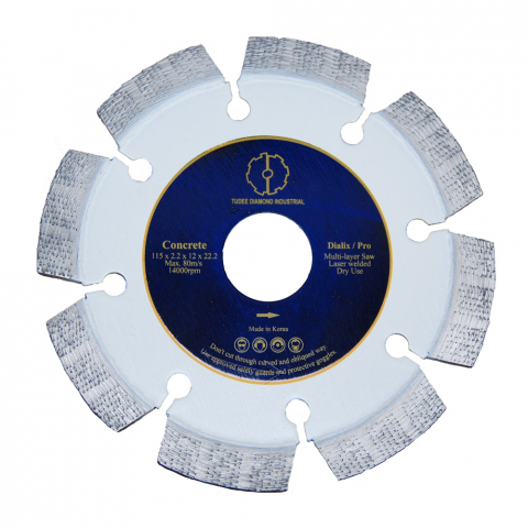Discuri diamantate - Disc diamantat taiere beton dur Tudee, Dialix, standard