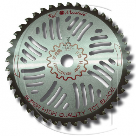 Disc motocoasa cu dinti vidia Red Mountain, 255 x 25.4 x 1.25 mm, 40 dinti [1]